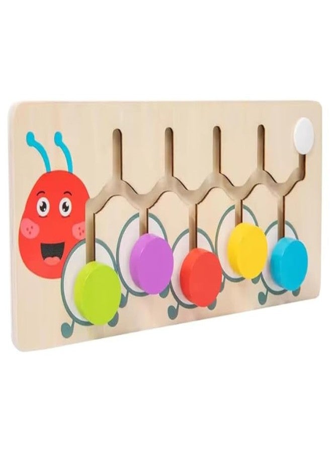 SubiMouIQ Caterpillar Color Match Game for Kids | Fun Educational Toy | Improves Color Recognition and Sorting Skills | Interactive Learning Activity for Toddlers - Image 1